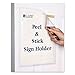 C-Line Peel and Stick Display Pockets, Clear, 8.5 x 11 Inches, 10 per Pack (36911)