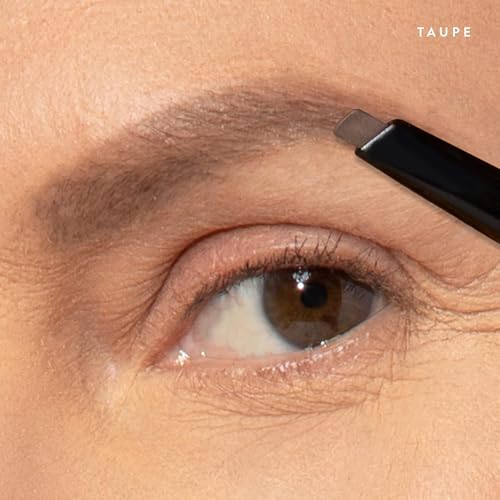 LAURA GELLER NEW YORK Sculpt-n-Stay 2-in-1 Waterproof Eyebrow Pencil & Brow Gel – Taupe – Fills Sparse Brows, Defines & Sets – Smudge-Proof, Long-Lasting, Natural Finish - Image 2