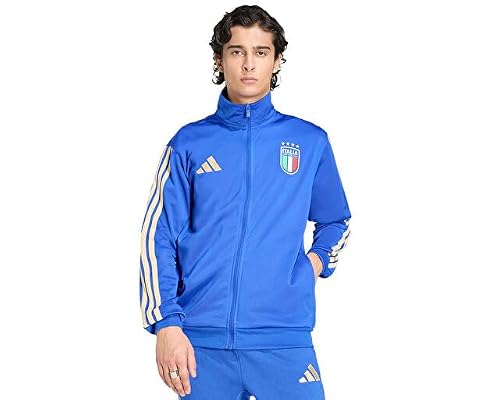 Image of adidas FIFA World Cup 26 Italy Dna Tt Men's Football Jacket JY9660 Blue, blue, S