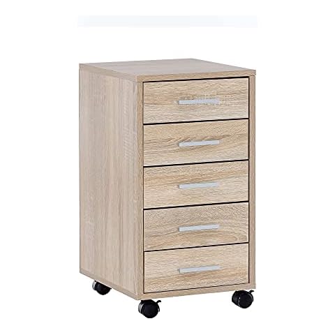 WOHNLING Contenedor de Rollos Lisa Sonoma 33 x 63 x 38 cm Cover