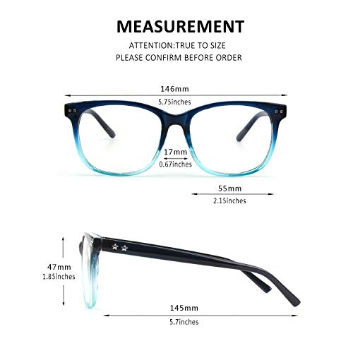 Image of GQUEEN Fake Non Prescription Glasses Clear Lens for Women Men Oversized Frame UV400 Protection, 201581
