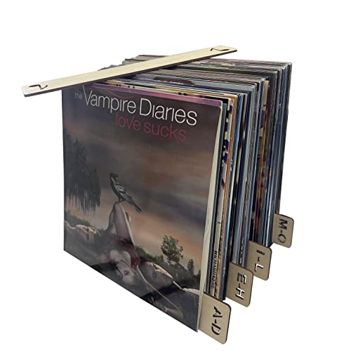 OrigoDeco Vinyl Record Dividers - Alphabetical Record dividers a-z with Now Playing Divider - Double...