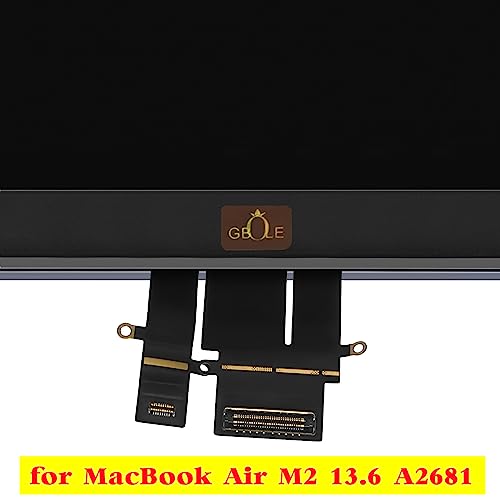 Image of A2681 Screen Replacement for MacBook Air M2 A2681 2022 13.6 inch EMC 4074 MLXW3 MLXX3 MLXY3 MLY03 MLY13 MLY23 MLY33 MLY43 Full LED LCD Screen Display Assembly (Midnight)