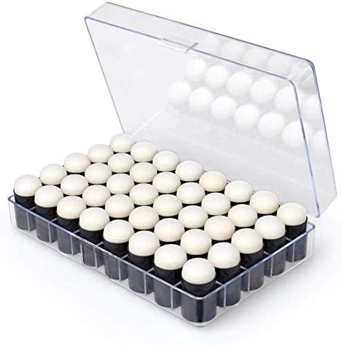 GooMart 40 Pack of Craft Finger Sponge Daubers with Storage Case for Card Making Painting Drawing Chalk