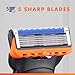 Gillette Fusion5 Power Razor Blades for Men, 5-Blade Razor Refills, 8 Count, Holiday Gifts for Men