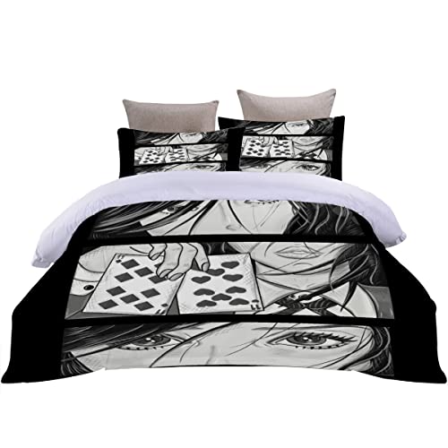 Impression 3D de qualité pour cette housse de couette 240x260 en microfibre douce