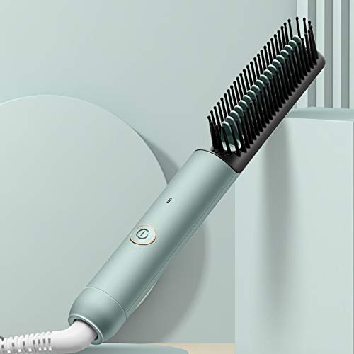 Peine eléctrico alisador para cabello rizado y liso miniatura 2