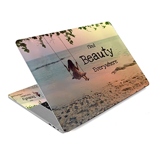 Autocollant ordinateur portable haut de gamme et skin de protection esthétique universel