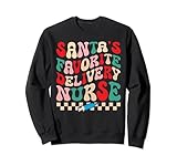 Photo Gallery santa s favorite delivery nurse retro groovy christmas felpa Photo Gallery santa s favorite delivery nurse retro groovy christmas felpa
