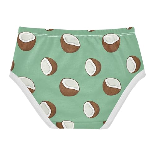 Fruit Coconut Green Toddler Girls's Underwear 2T 23022062