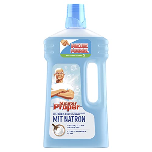 Meister Proper Allzweckreiniger Flüssig mit Natron, leistungsstarke Reinigungskraft fürs gesamte Zuhause, 1L