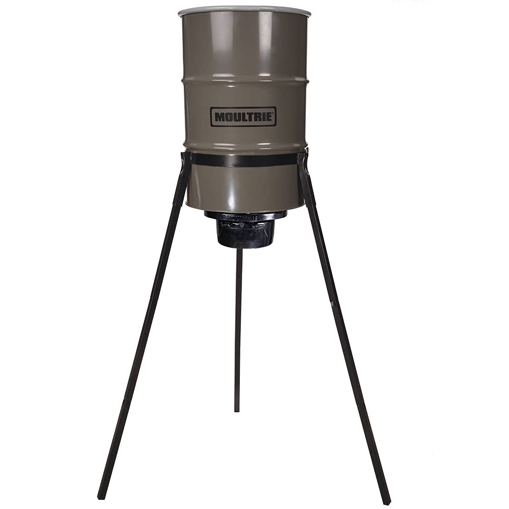 Moultrie55-Gallon Super Pro Magnum Tripod Deer Feeder