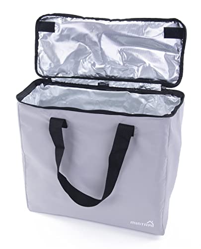 Image of Mintra Insulated Cooler Bag - 14.5inH x 15.75inW x 6.5inD - Beach Bag, Large Reusable Bag for Shopping, Groceries, Picnics, Camping, Beach, Parties, Drinks, Beer, Water