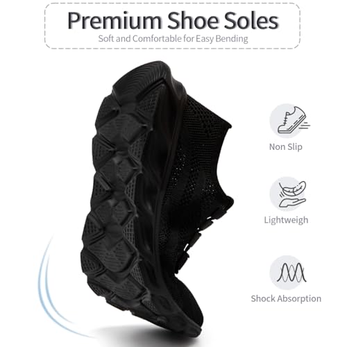 Womens Walking Shoes Casual Slip On Tennis Running Sneakers Lightweight Breathable Non Slip Workout Athletic Gym Cross Training Trainers2