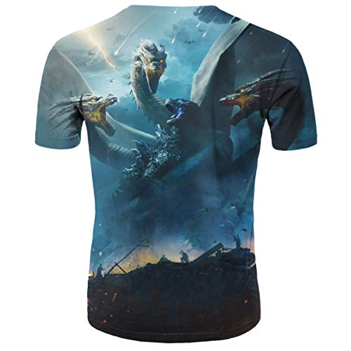 Dinosaur Cartoon 3D Printed Boys Girls Short Sleeves Shirt Fashion T-Shirt for Youth Boys Girls2