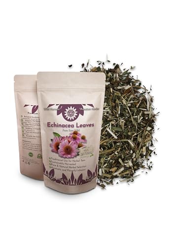 Premium Echinacea Herbal Tea 50g – 100% Pure, Raw, Wild, Non-GMO,...