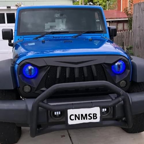 Image of Beast Eyes Headlight Decals Pair,Funny DIY Decals for Truck Car Body Window Bumper Decoration Headlight Decal 3D Stereo Eyes Stickers Decal Headlight (2Pcs 8In) (A)