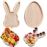 Easter Bunny Charcuterie Boards Egg Wooden Serving Platter