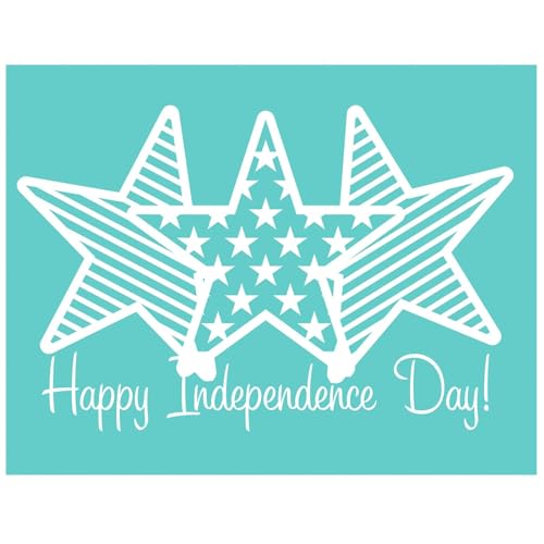 MANGOUSONG Screen Printing Kit,28x21.5cm Pentagram Silk Screen Stencils Reusable Silkscreen Print Kit for Printing Handbag Decoration Template ?Seal Tool