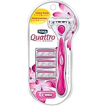 Schick Quattro Value Pack Razor with Blades for Women, 1 Set