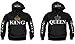King And Queen Couples Hooded Sweatshirt (King XL/Queen L)