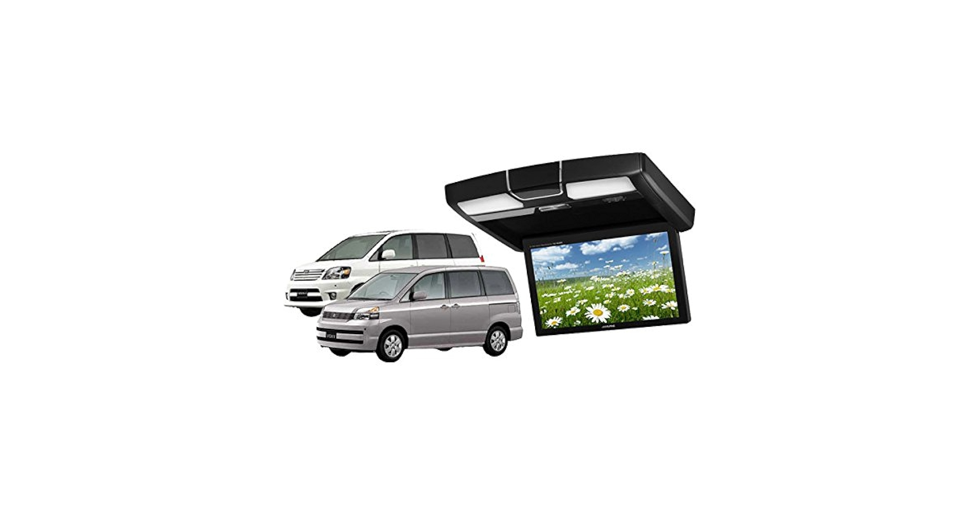Amazon | アルパインALPINEフリップダウンモニターTMX-RM3205B+