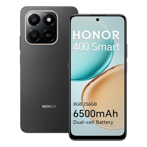 HONOR 400 Smart Smartphone 4G 8GB 256GB, Batería 6500mAh, Pantall...