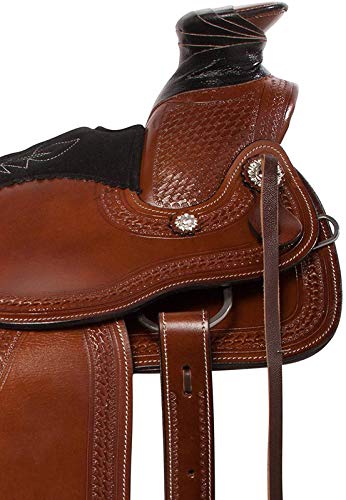 image for Riders Dream Wade Tree A Fork Premium Western Leather Roping Ranch Wor