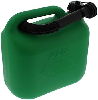 5 Litre UN Green Fuel Can with Cap, Strap and Hose