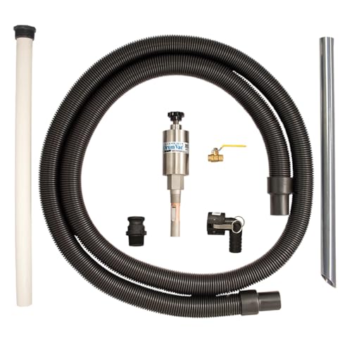 EXAIR Reversible Drum Vac System, Compressed Air Wet Vacuum Cleaner for Liquids, Commercial-Grade, Portable, Heavy-Duty, 55 Gallon