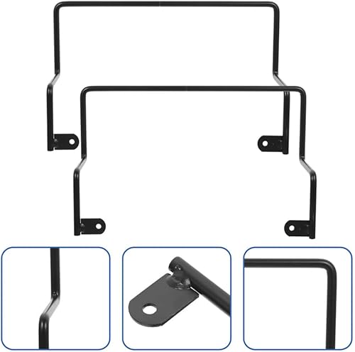 Miniatura 9 de LIFKOME 2 barras de retención de colchón antideslizantes para cama, agarre de colchón de hierro resistente para cama antideslizante