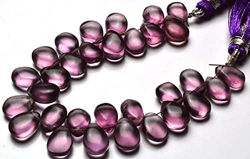 Quartz violet améthyste de qualité supérieure en briolette poire