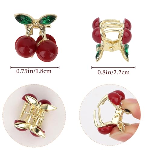 Pinzas pequeñas de metal vintage para cabello miniatura 3