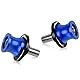 YIEBA M6 Motorrad Schwinge Spulen Swing Arm Spool Swing Arm Spulen Sliders Stand für YZF R7 2021+ YZF R6S 2006 - 2009 YZF R1 R6 1998 - 2016 R6S YZF-R6S (All Models) (Blau)