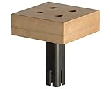 Placa de adaptación para equipos estacionarios como taladro, tornillo de banco