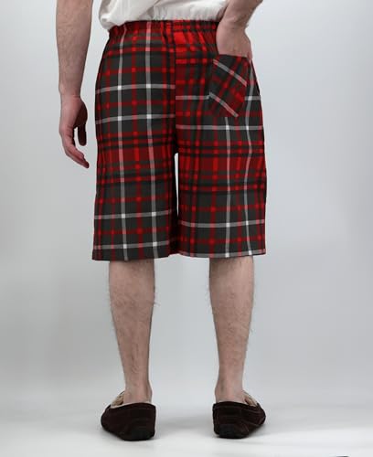 Image of Andrew Scott Men's Lounge Pajama Shorts | Cotton Blend Soft & Light PJ Bottom | Drawstring & Pockets | Multi Packs-Colors