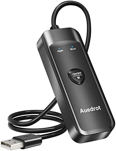 AUEDROT Mouse Jiggler Undetectable Mouse Mover Jiggler Driver-Free Automatic USB Mouse Wiggler, Mouse Shaker Giggler with ON/Off Switch, Mouse Move device to Prevent Computer from Sleep Plug & Play