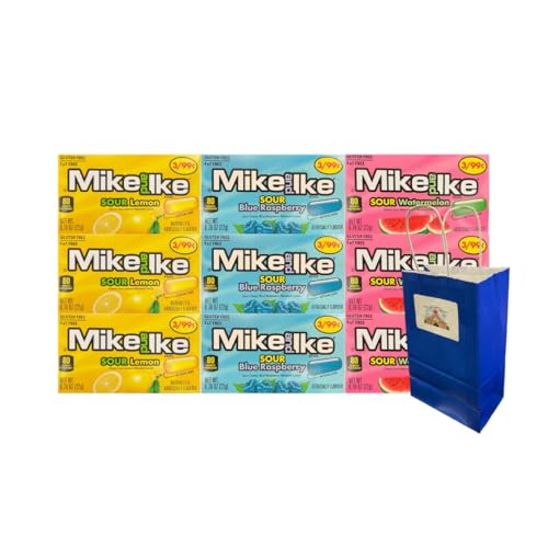 Variety Pack Mike and Ike Candy 9 Count Sour Flavors miniatura 1