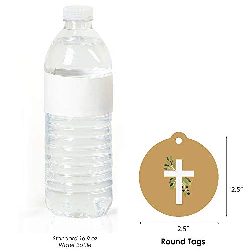 Étiquettes de cadeau pour invités de communion et souvenirs de famille