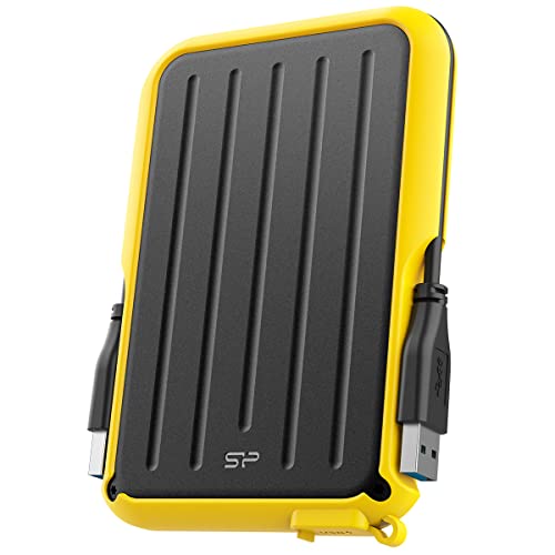 Silicon Power - Disco duro externo A66 de 1 TB, compatible con PS5, PS4, Xbox One, PC y Mac, color amarillo