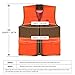 TKLoop Upland Hunting Vest with Multi Pockets Brown/Orange Upland Game Field Bird Hunting Vest
