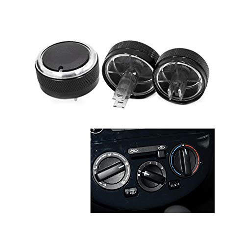 VIGORWORK Car AC Knob Air Condition Heat Control Switch Knob Products Accessories,Suitable for Nissan Tiida NV200 Livina Geniss