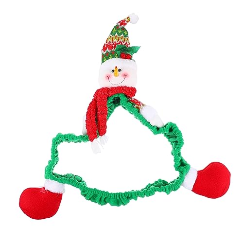 Protector de pantalla de Navidad contra polvo en monitores de oficina y hogar
