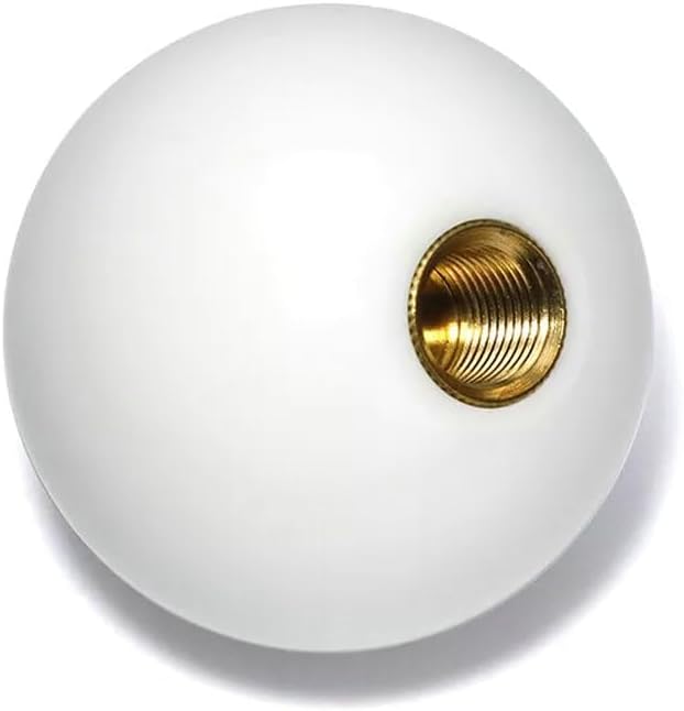 White Car Ball Shape 4wd Transfer Case Gear Shift Knob Accessories for Jeep/Wrangler YJ TJ JK