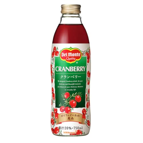 Del Monte クランベリー 20% 750ml