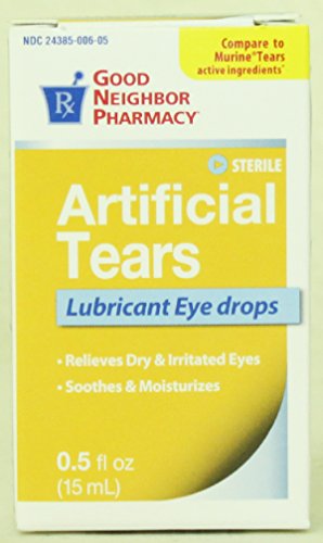 GNP Artificial Tears Lubricant Eye Drops - 0.5 fl oz, 15ml