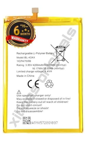 Image of BL-42AX Battery for Infinix Note 4 / X572 / 42AX -(4300 mAh) Battery with 6 Month Warranty** (V255)