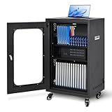 30 Device Charging Laptop and Tablet Storage Cart Up to 14