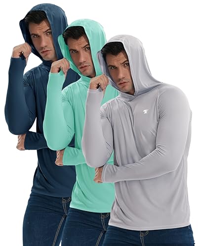 TELALEO 3-Pack Sun Hoodie