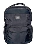 Athletic Club Mochila Business, Negro, con Bolsillo Acolchado para Ordenador, Compartimentos Múltiples, Sistema Antirrobo, Producto Oficial.